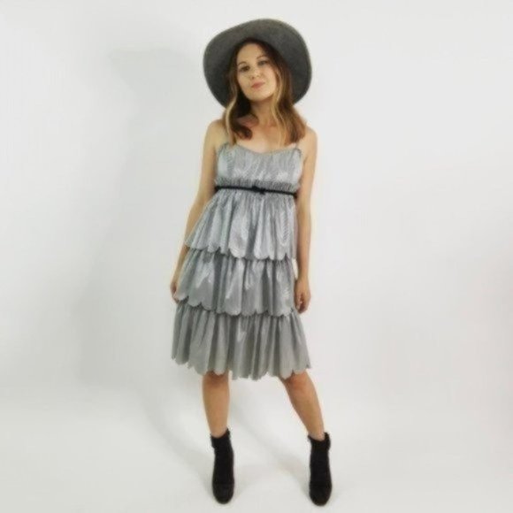 Marc Jacobs Dresses & Skirts - SALE Marc Jacobs Striped Tiered Scallop Trim Dress